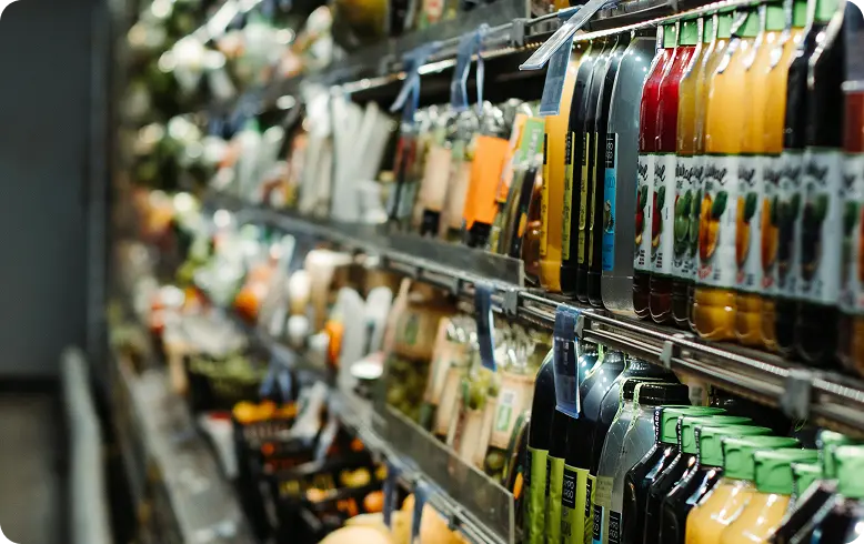 Bild på en kyldisk från dagligvaruhandeln